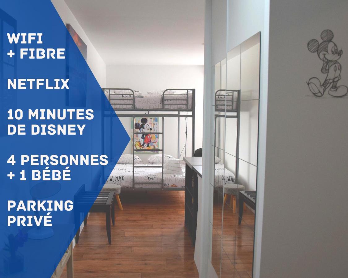 Studio Confort Paris Apartamento Montévrain Exterior foto